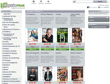 Tablet Screenshot of magazinenook.com